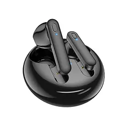 Bluetooth Стерео Гарнітура Borofone BW08 TWS Чорний - мініатюра 2