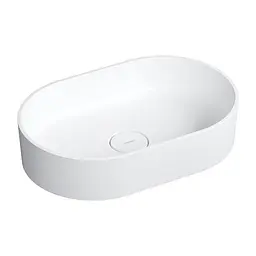 Умивальник Omnires Ovo (OVOUNBM) 55см - овальний - матовий - білий