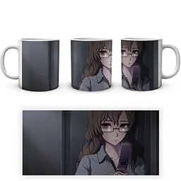 Кухоль GeekLand Steins Gate Брама Штейна Моека SG 08 330 мл білий - мініатюра 3