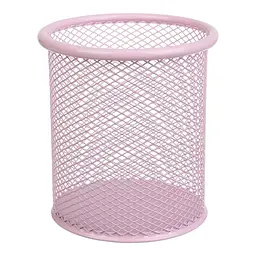Підставка для ручок Buromax Pastel кругла металева рожева (BM.6202-10)