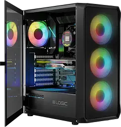 Корпус Logic concept PORTOS ARGB Black (AT-PORTOS-10-0000000-0002) - мініатюра 3
