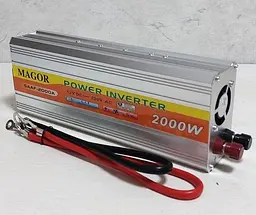 Автоінвертор 12 V-220 V 2000 W перетворювач напруги 12 V-220 V 2000 Вт Power Inverter Magor