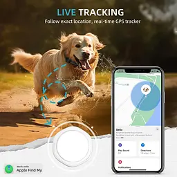 JIARUI GPS-трекер для собак, міні-трекер для собак з GPS-нашийником, без щомісячної плати, водонепроникні нашийники для відстеженн - мініатюра 2
