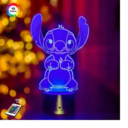 Нічник-світильник 3D Стіч 2 3DTOYSLAMP 26х15 см osv0001519