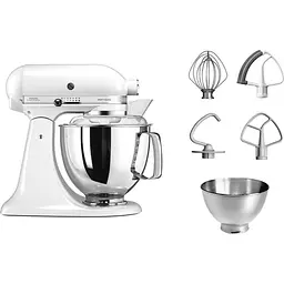 Планетарний міксер KitchenAid Artisan 5KSM175PSEWH [131286] - мініатюра 3