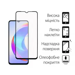 Скло захисне Dengos HONOR X6a (black) (TGFG-333) - мініатюра 2