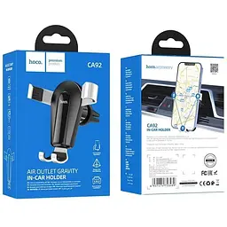 Тримач HOCO Gold shield air outlet gravity CA92 - мініатюра 2