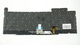 Клавіатура для ноутбука ASUS (GM501 series) rus, black, без фрейма, підсвічування клавіш(оригінал)
