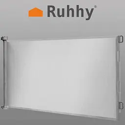 Розсувні ворота безпеки для дітей та тварин Ruhhy 19381 (85х157 см), сірі - мініатюра 2