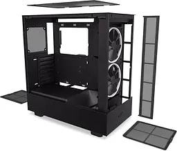Корпус NZXT H5 Elite Tempered Glass Black (CC-H51EB-01) Без БП Б/в - мініатюра 8