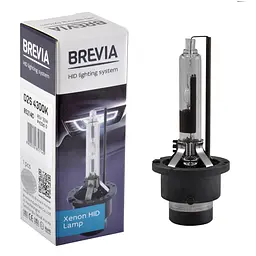 Ксенонова лампа Brevia D2S, 4300K, 85V, 35W PK32d-2, 1шт(85214c)