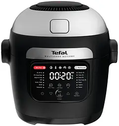 Мультиварка-мультипіч Multicook Actifry 1334Вт чаша-6л сенсорне керув. 14 програм метал/п Tefal kuh0015028