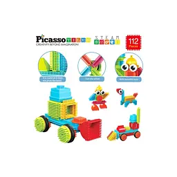 Конструктор Picasso Tiles Hedgehog Building Blocks Set 112 деталей (817338022631) - мініатюра 3