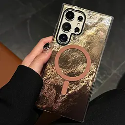 Чохол TPU Shiny Mountain (MagFit) для Samsung Galaxy S26 Ultra Chocolate - мініатюра 5