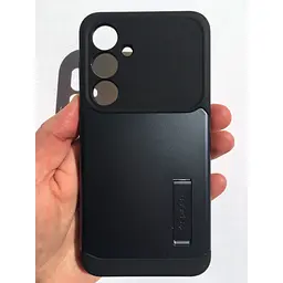 Протиударний чохол із підставкою для Samsung Galaxy S24 FE (S721) Spigen Slim Armor Metal Slate ACS08563 - мініатюра 6