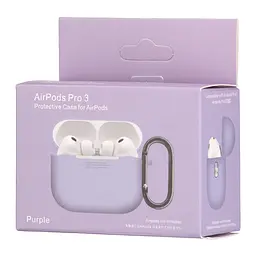 Чохол Silicone Case 1,2mm for AirPods Pro 3 Фіолетовий - мініатюра 2