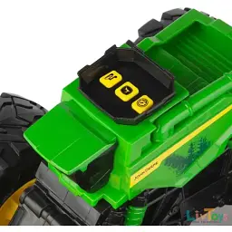 Іграшковий комбайн John Deere Kids Monster Treads з молотаркою і великими колесами (47329) - мініатюра 2