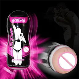 Мастурбатор-вагіна Lovetoy Sex In Can Lotus Tunnel, 16,5х6,5 см (тілесний) - мініатюра 4