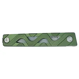 Ніж складаний туристичний Ruike P878-AG, (8.7 см) 14C28N / 6063Aluminum зелений - мініатюра 7