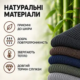 Універсальні чоловічі шкарпетки махрові розмір 39-46 Solve — термо-шкарпетки , 5 пар, KT9004111 - мініатюра 5