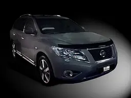 Дефлектор капоту мухобійка для NISSAN PATHFINDER 2014-