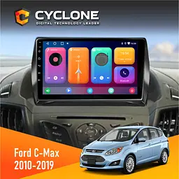 Штатна магнітола Ford C-Max 2010-2019 Cyclone C9-001 2x32 CPL Cyclone (НФ-00002143)