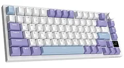 Клавіатура Ajazz AK820 PRO 75% Exploded Gift Switch White RGB (AK820PRO-G-PWB) - мініатюра 3