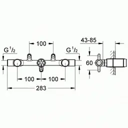 Прихована частина Grohe Ondus 29025000 - мініатюра 2