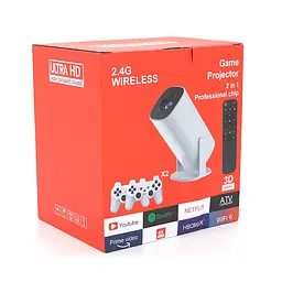 Смарт проєктор Voltronic P30 Max+Game Android 13 720p 200 ANSI Wi-Fi 2.4+5G White Box - мініатюра 5
