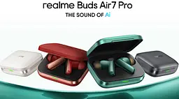 Навушники бездротові Realme Buds Air 7 Pro Racing Green зелені - мініатюра 5
