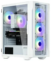 Корпус Zalman I3 Neo TG Tempered Glass без БЖ White (I3NEOTGWHITE) Без БП - мініатюра 2