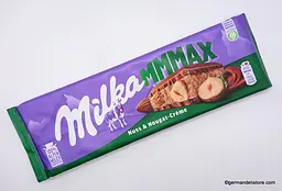 Шоколад молочний Milka Nuss&Nougat-Creame 300 г