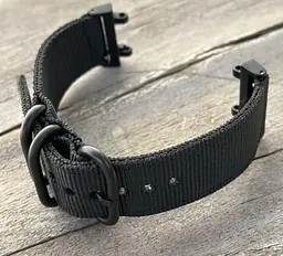 Нейлоновий ремінець Primo Traveller для годинника Xiaomi Amazfit T-Rex 2 (A2170) Black - мініатюра 5