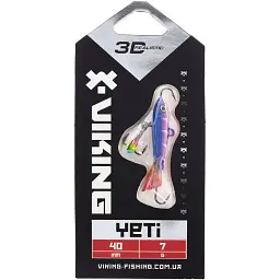 Балансир Viking Fishing Yeti Ice Jig 40mm 7.0g #9 Strange Perch - мініатюра 2
