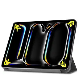 Чохол-книжка BeCover Smart Case для Apple iPad Pro 11" M4 2024 Black Abstraction (711630) - мініатюра 5