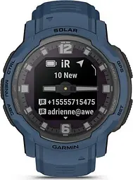 Смарт-годинник Garmin Instinct Crossover Solar Tidal Blue (010-02730-12/02) - мініатюра 3