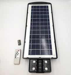 Ліхтар вуличний акумуляторний світильник 30000mAh з пультом на сонячній батареї LED Solar Street Light 375W UKC 7780 - мініатюра 4