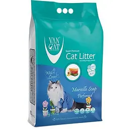 Бентонітовий наповнювач VanCat Marseille Soap для туалету 10 кг (55452)