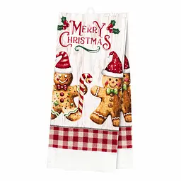 Набір рушничків Ardesto Christmas Gingerbread 38х63см, 2шт, 100% бавовна (ART3863HG) - мініатюра 2
