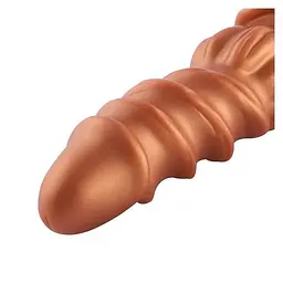 Фалоімітатор Hismith Spiral Grain Silicone Dildo Monster Series спіральний рельєф для секс-машин - мініатюра 4