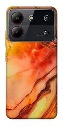 Чохол Demsky Червоний корал мармур для ZTE Blade A54 4G