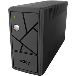 Джерело безперебійного живлення NJOY Keen 600 (UPLI-LI060KU-CG01B) Lin.int., AVR, 2 x евро, USB, пластик - мініатюра 4