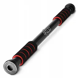 Турнік розсувний 4FIZJO Basic 61.5-100 см Black/Red (P-5905973402712) - мініатюра 7
