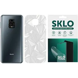 Захисна плівка SKLO Back (тил) Transp. для Xiaomi Mi 10 / Mi 10 Pro Прозорий / Diamonds