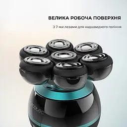 Електробритва CECOTEC Shamers Bamba PrecisionCare Skull Shaver Black - мініатюра 2