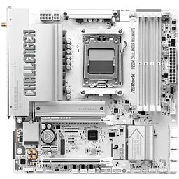 ASRock B850M CHALLENGER WIFI WHITE (AM5/B850, 4*DDR5, 2xPCIex16, HDMI, 4xSATA,2xM.2, 2.5GLan, mATX) - мініатюра 5