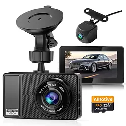 Автомобільні камери E3 1080P Full HD Dash Cam спереду та ззаду