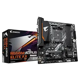 Материнська плата GIGABYTE B550M AORUS ELITE AX - мініатюра 5