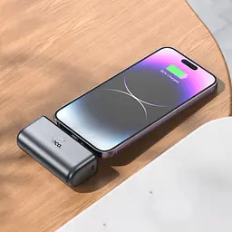 Power bank Hoco Q31 5000mAh PD 20W + кабель Lightning чорний - мініатюра 5
