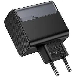 МЗП Hoco CS75A Star Speed PD70W+QC3.0 (1USB-A/2C) Midnight black - мініатюра 3